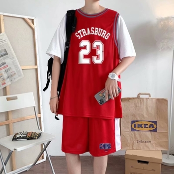 Tricou bărbătește lejer cu guler rotund, mâneci scurte, pentru mișcare; amestec poliester 30-49%