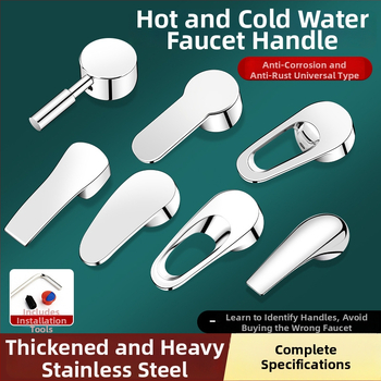 Jufan Bathroom konyhai csapokhoz illeszkedő keverő szelepe fogantyúval – ötvözet, egyes csatlakozás, modern minimalista stílus