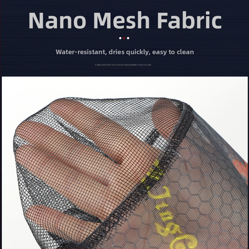 Hlava rybárskej siete — ultraľahká hliníková zliatina, Anti-Hook dizajn, súťažný typ (Nano sieť; nosnosť 5; hĺbka 26 cm)