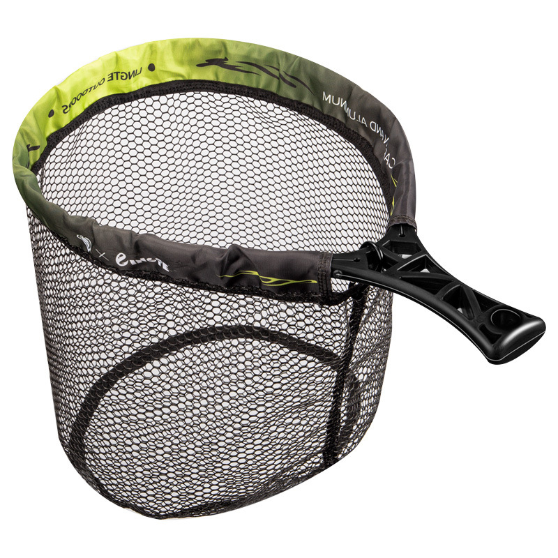 Set mreže za ribolov s metalnim okvirom, promjer otvora 34 cm, dubina mreže 28 cm, debela mreža, ne skuplja se