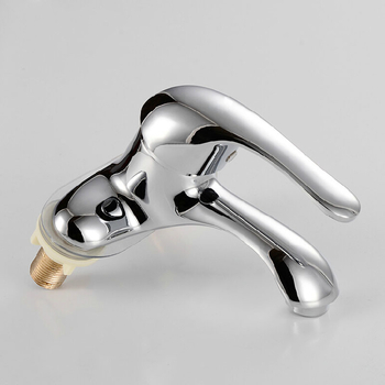 Dvostruka slavina za umivaonik s dvije rupe – potpuno bakar, dvostruka kontrola, keramički disk ventil, 0–90°C, 0,8–1,2 MPa