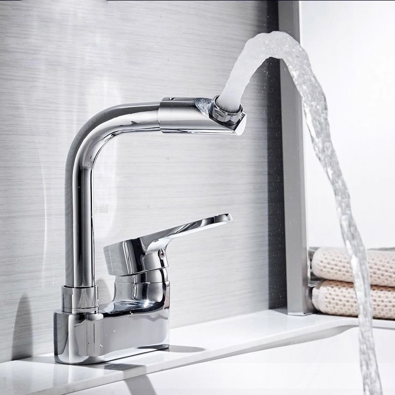 Dvostruka slavina za umivaonik s dvije rupe – potpuno bakar, dvostruka kontrola, keramički disk ventil, 0–90°C, 0,8–1,2 MPa