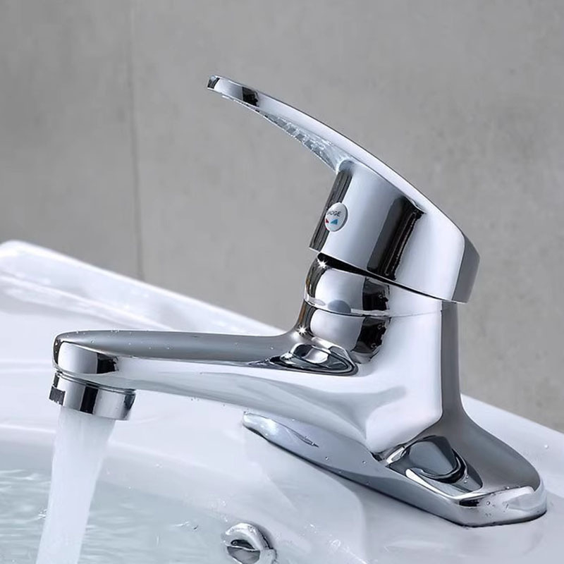 Dvostruka slavina za umivaonik s dvije rupe – potpuno bakar, dvostruka kontrola, keramički disk ventil, 0–90°C, 0,8–1,2 MPa