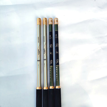 Szénszálas merítőnyél horgászathoz, egyrészes, 200 g, nem kinyitható