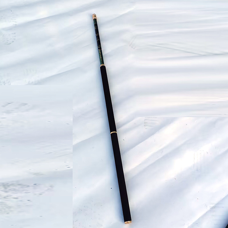 Szénszálas merítőnyél horgászathoz, egyrészes, 200 g, nem kinyitható