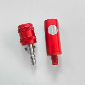 Sajtó-típusú gyors csatlakozó horgászati hálóhoz, alumínium-magnézium ötvözet, anti-rotáció, rezgésmentes, univerzális kiegészítő a hálófejhez és a hálónyélhez