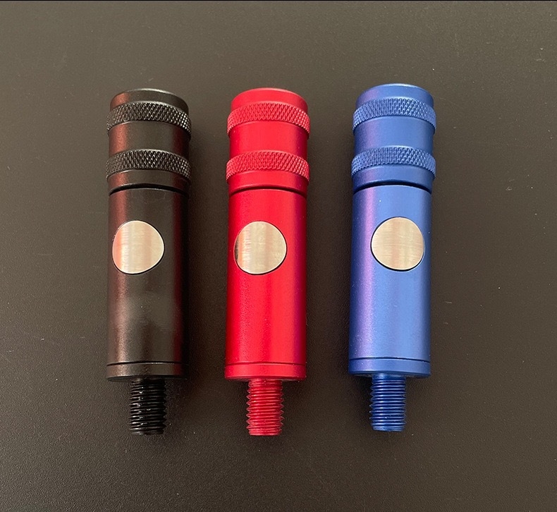 Sajtó-típusú gyors csatlakozó horgászati hálóhoz, alumínium-magnézium ötvözet, anti-rotáció, rezgésmentes, univerzális kiegészítő a hálófejhez és a hálónyélhez