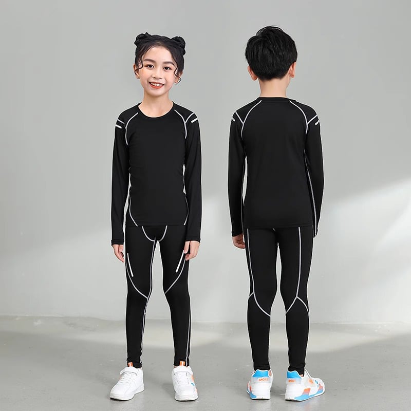 Gyerekek kosárlabda edzésruha készlet, uniszex felső az iskolai csapat számára, poliészter 92%, bélés: spandex 8%