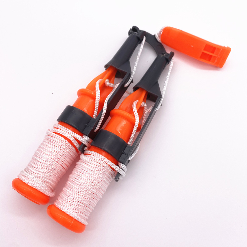 Fly Spear jéghez ajánlott felszerelés készlet bottartóval, jégcsappal, csalival és horoggal — eredet Kína; licencelhető magáncímke.