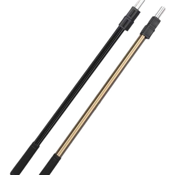 Prut pentru plasă de scufundare din aliaj de aluminiu, cadru triunghiular, telescopic, 3 secțiuni, 500 g