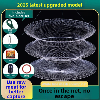 Plasă pliabilă pentru pescuit creve, raci și pești – pentru exterior, nylon, origine China