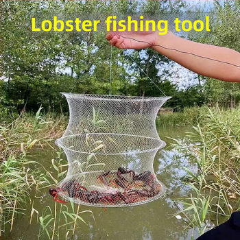 Plasă pliabilă pentru pescuit creve, raci și pești – pentru exterior, nylon, origine China