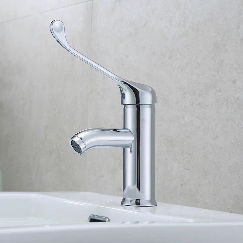 Medicinski vodovod za operacijsku sobu i laboratorij s produženom ručkom i miješanjem hladne i tople vode; jednovrstan miješivač hladne i tople vode (bakar; 0–90°C; nominalni tlak 1.0; keramički disk ventil; model jo-085)