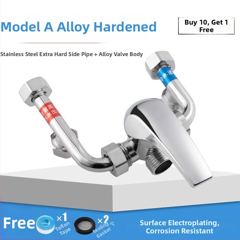 Μείκτης νερού για ηλεκτρικό θερμαντήρα, επιφανειακή εγκατάσταση, U-σχήματος σχεδίαση, αξεσουάρ ντους, μοντέρνο μινιμαλιστικό στυλ