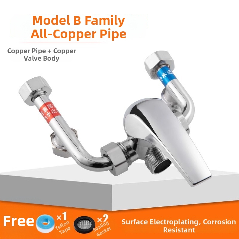 Μείκτης νερού για ηλεκτρικό θερμαντήρα, επιφανειακή εγκατάσταση, U-σχήματος σχεδίαση, αξεσουάρ ντους, μοντέρνο μινιμαλιστικό στυλ