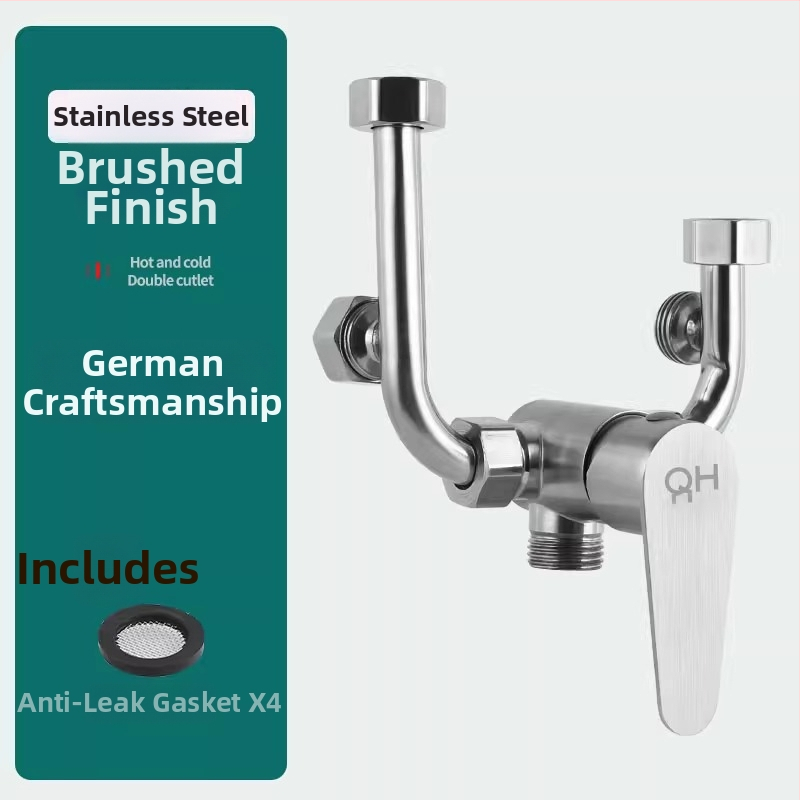 Μείκτης νερού για ηλεκτρικό θερμαντήρα, επιφανειακή εγκατάσταση, U-σχήματος σχεδίαση, αξεσουάρ ντους, μοντέρνο μινιμαλιστικό στυλ