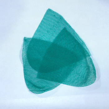 Kézzel szőtt háló táska apró lyukakkal, 9- és 6-szálas fonalból