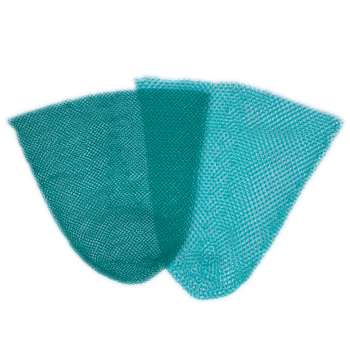 Kézzel szőtt háló táska apró lyukakkal, 9- és 6-szálas fonalból