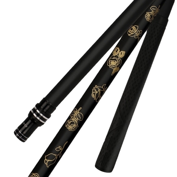 Hálós horgászbot, magas széntartalmú, 2 részes, összecsukható