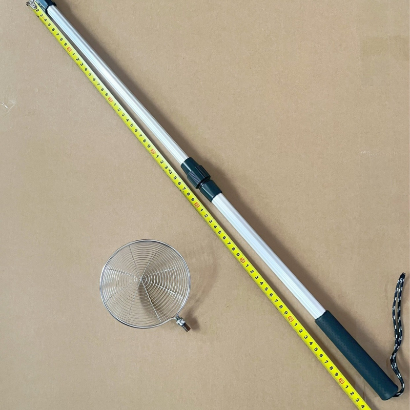 Jéghorgász kanálfej rozsdamentes acélból készült fejjel és alumínium ötvözetű teleszkópos rúddal