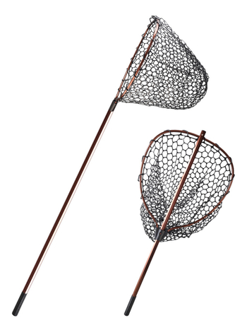 Taiyu teleszkópos horgász háló mélyített rekesszel, gumi és üvegszálból készül