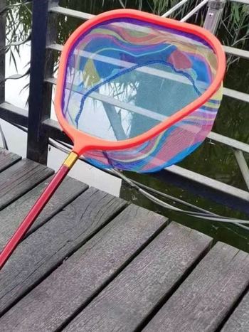 Teleszkópos rovar- és pillangóháló rozsdamentes acél kerettel