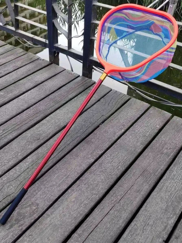 Teleszkópos rovar- és pillangóháló rozsdamentes acél kerettel