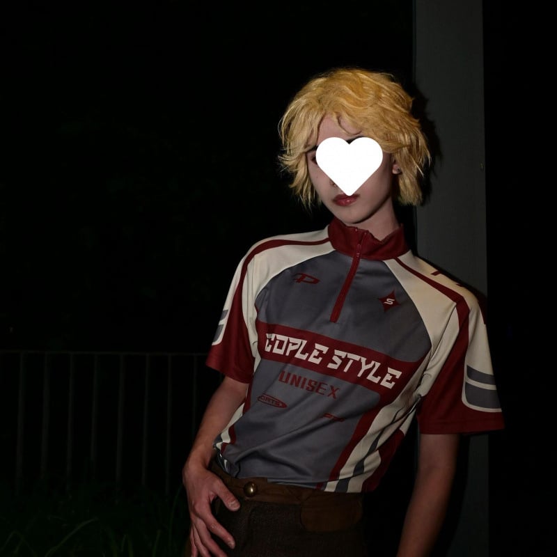 Tricou bărbătesc lejer din piqué plasă/bumbac, uscare rapidă, mânecă scurtă