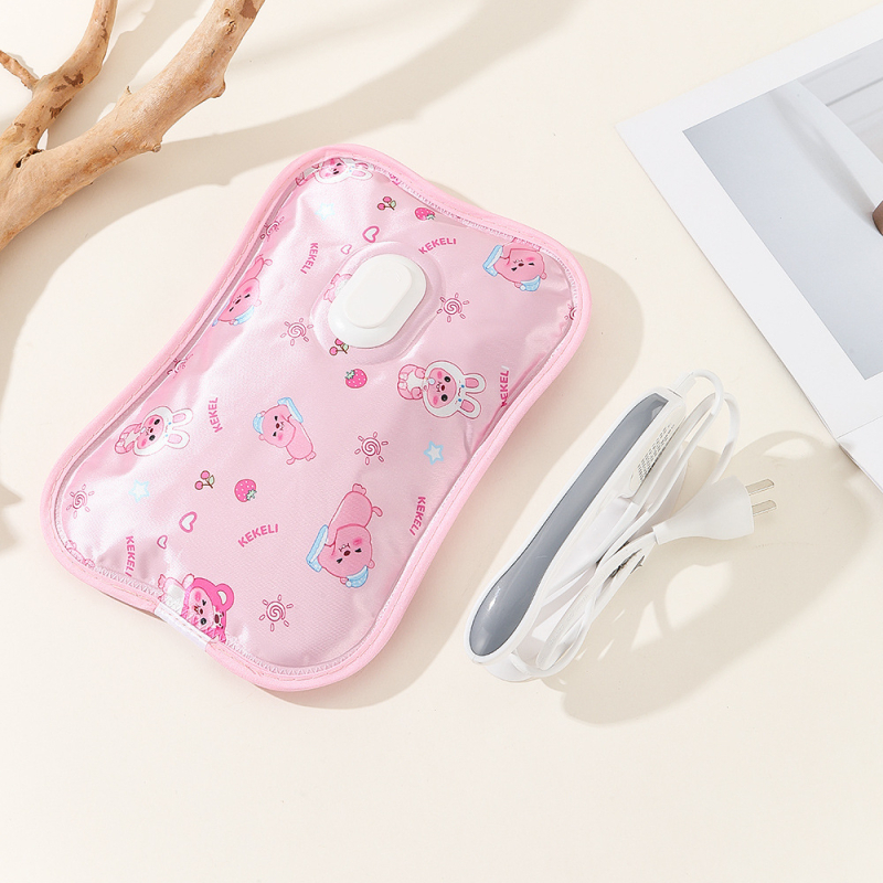 Επαναφορτιζόμενη ηλεκτρική φιάλη ζεστού νερού με θέρμανση από σωληνάριο αλογονίου, 220V, 430W, PVC, μοντέλο pc-208