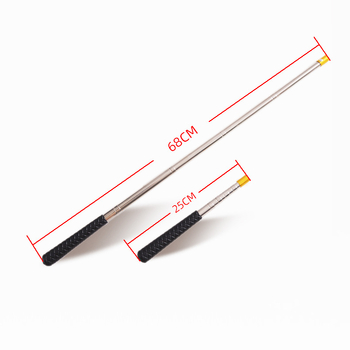 Mini rozsdamentes acél teleszkópos háló rúd halászatához, 5 részre osztható, 100 g