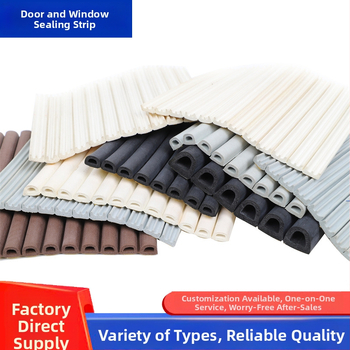 Samolepovacia tesniaca páska na dvere a okná - D-tvar, pena so špongiou, tesnenie špár, vysoká tepelná odolnosť