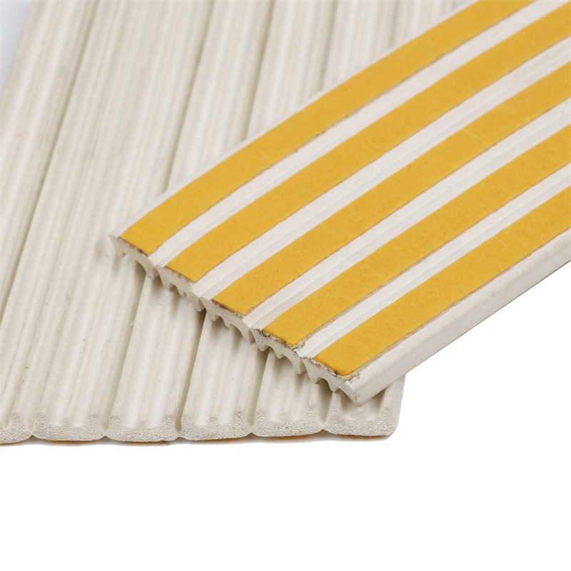 Önadhéziós ajtó- és ablak tömítőszalag - D-típusú szivacsos habszalag, tömítés az ajtó és ablak közti résekhez, magas hőmérséklet-állóság