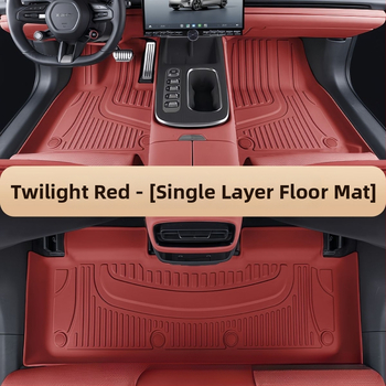 Tesla Model 3 a Model Y – TPE rohože s úplným pokrytím, hrúbka 3,5 mm, hmotnosť 6 kg, latexové podložky na nohy