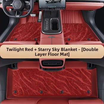 Tesla Model 3 a Model Y – TPE rohože s úplným pokrytím, hrúbka 3,5 mm, hmotnosť 6 kg, latexové podložky na nohy