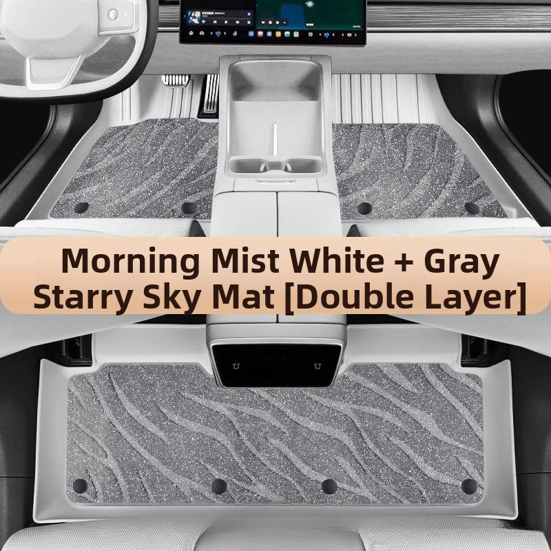 Tesla Model 3 a Model Y – TPE rohože s úplným pokrytím, hrúbka 3,5 mm, hmotnosť 6 kg, latexové podložky na nohy