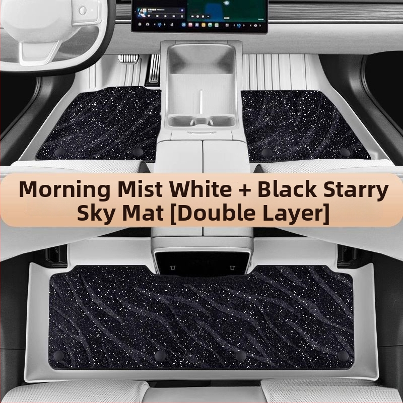 Tesla Model 3 a Model Y – TPE rohože s úplným pokrytím, hrúbka 3,5 mm, hmotnosť 6 kg, latexové podložky na nohy