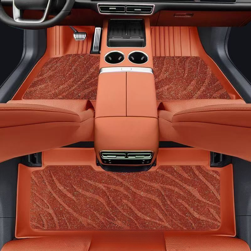 Tesla Model 3 и Model Y – пълно покритие ТПЕ автомобилни подови мати, дебелина 3,5 мм, тегло 6 кг, латексни подложки за крака