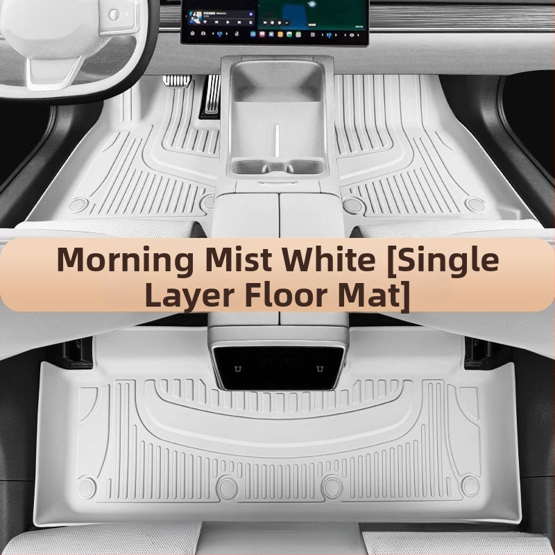 Tesla Model 3 a Model Y – TPE rohože s úplným pokrytím, hrúbka 3,5 mm, hmotnosť 6 kg, latexové podložky na nohy