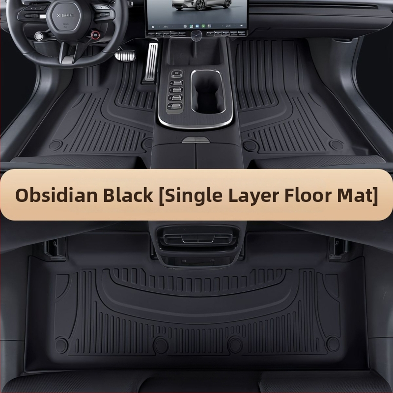 Tesla Model 3 a Model Y – TPE rohože s úplným pokrytím, hrúbka 3,5 mm, hmotnosť 6 kg, latexové podložky na nohy