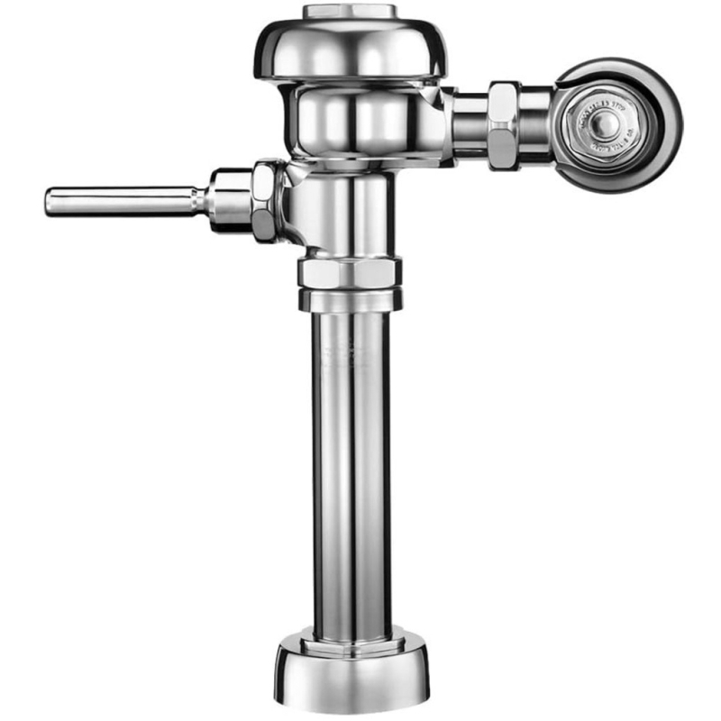 Toaletni ventil za ispiranje s ručnom polugom, horizontalni, bakarno tijelo, DN25 (1 inch), tlak vode 1–12 MPa, vrijeme ispiranja 4–8 s, model 34230
