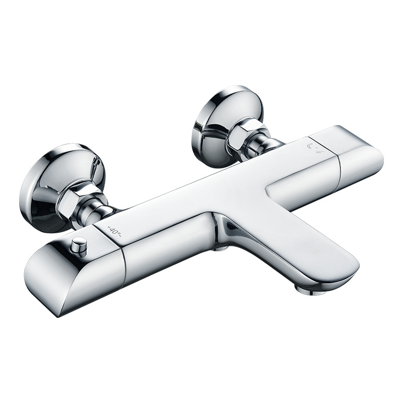 Termostatski set za tuširanje s miješalom, model 4107001, radni tlak 0,1–0,5 bar, hladna voda 0–20°C, vruća voda 55–85°C, protok 20 L/min