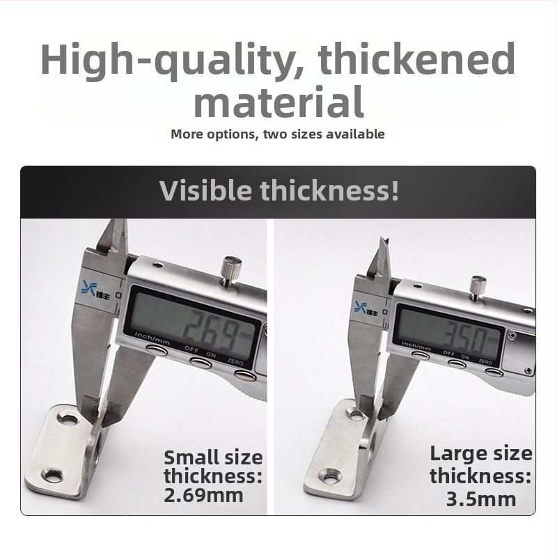 Încuietor din oțel inoxidabil, cu cataramă, pentru stânga-dreapta, finisaj șlefuit, pentru uși din lemn, dulapuri mari, cuști pentru animale de companie și ferestre de evacuare