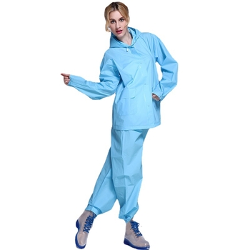 Set de ploaie din două părți pentru motocicletă/e-bike, material EVA, grosime 0,15, pentru adulți