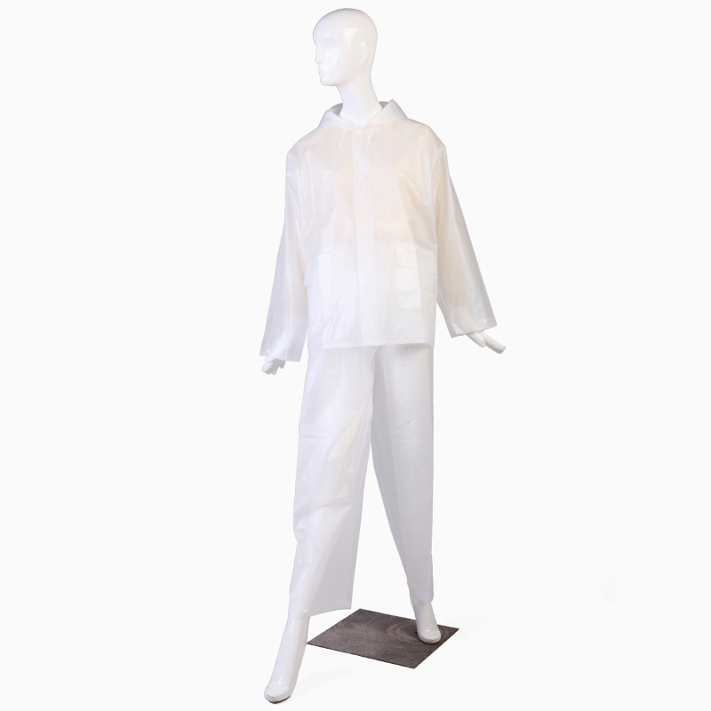 Set de ploaie din două părți pentru motocicletă/e-bike, material EVA, grosime 0,15, pentru adulți