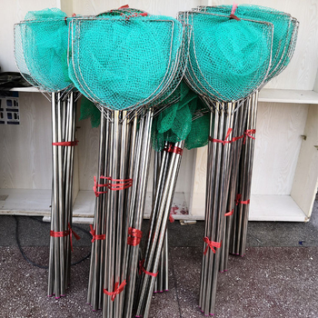 Plasă de pescuit din oțel inoxidabil, țesută manual — Handsome Dragon, Origine: China