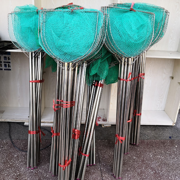 Plasă de pescuit din oțel inoxidabil, țesută manual — Handsome Dragon, Origine: China