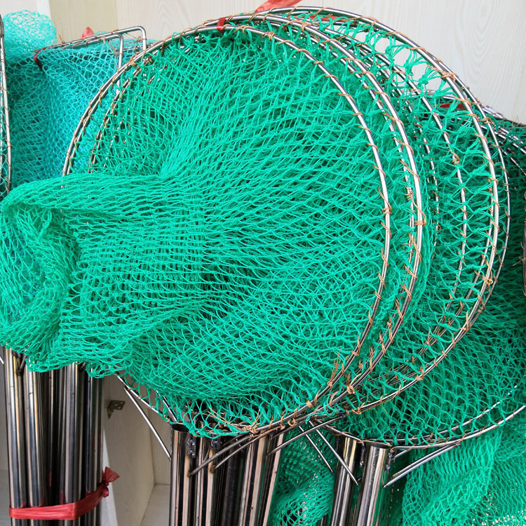 Plasă de pescuit din oțel inoxidabil, țesută manual — Handsome Dragon, Origine: China