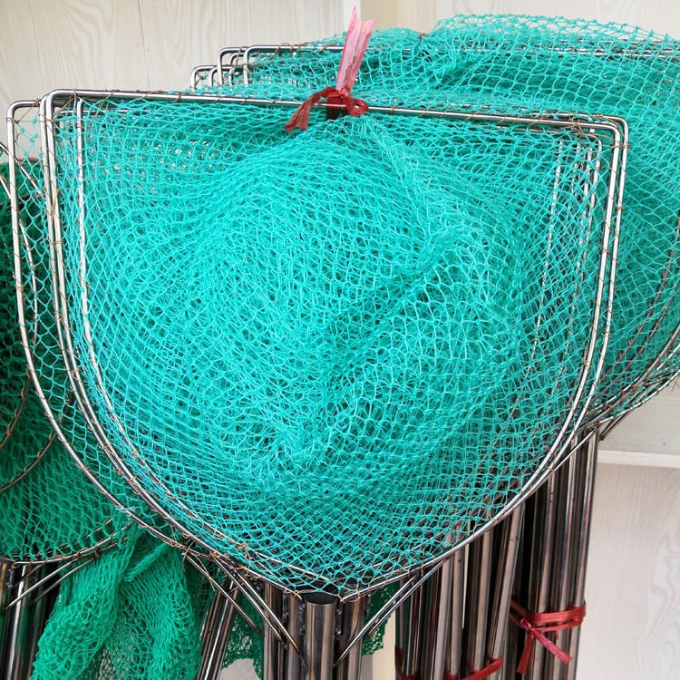 Plasă de pescuit din oțel inoxidabil, țesută manual — Handsome Dragon, Origine: China