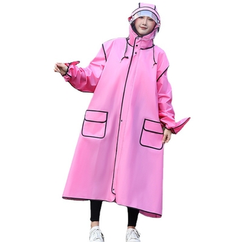 Felnőtt esőponcsó — hosszú esőkabát, EVA anyag, motorkerékpár/elektronikus kerékpár poncsó, 1 személy