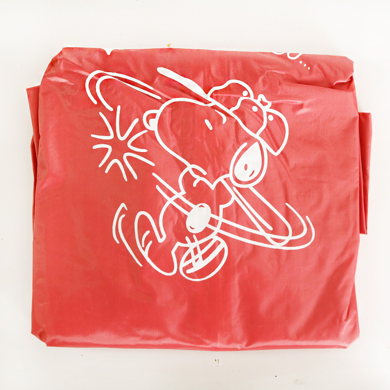 Poncho de ploaie pentru copii pentru bicicletă cu imprimare a logo-ului, țesătură taftă de poliester, grosime 0,18 mm, strat PVC impermeabil, personalizabil